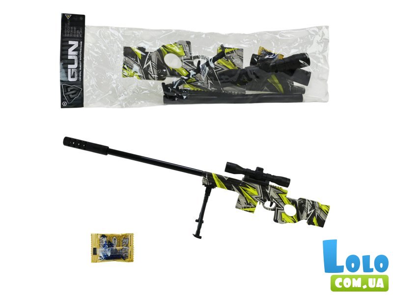 Снайперская винтовка с гелевыми пулями