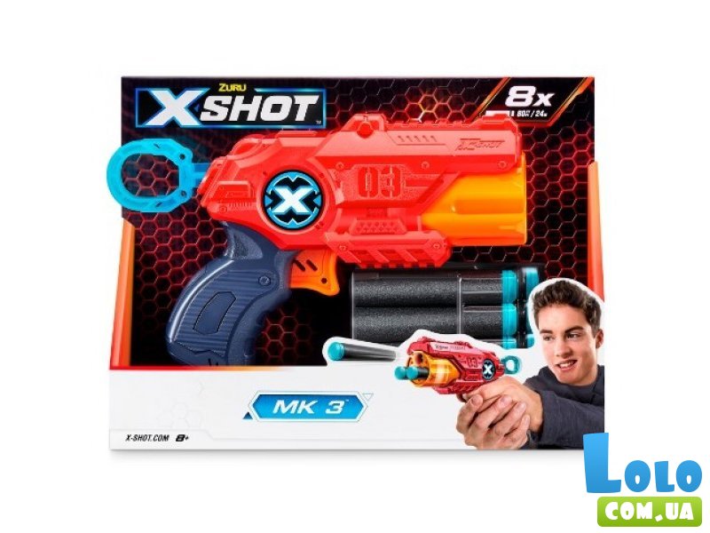 Бластер X-Shot Red Excel Mk 3