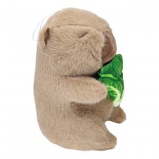 Мягкая игрушка Капибара с салатом, 21 см