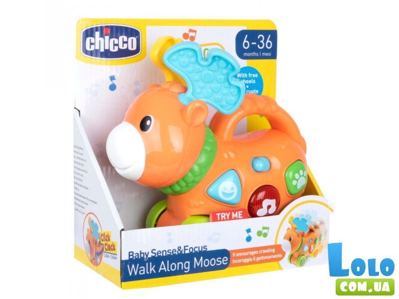 Музыкальная игрушка Лосенок, Chicco