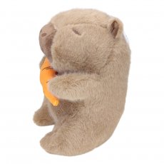 Мягкая игрушка Капибара с морковью, 21 см
