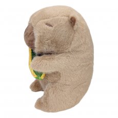 Мягкая игрушка Капибара с кукурузой, 21 см