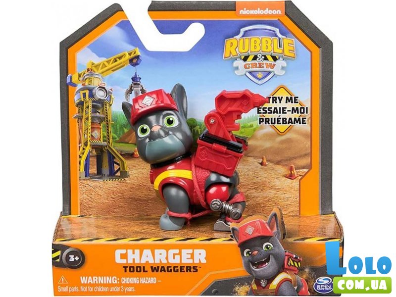 Кремез и команда: фигурка Чарджера с механической функцией, Spin Master