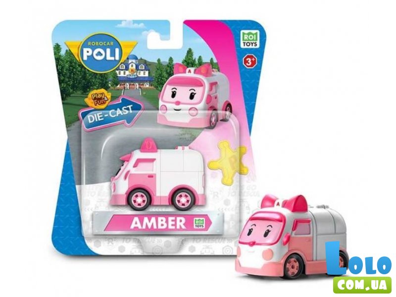 Металлическая фигурка Robocar Poli Эмбер, Die Cast