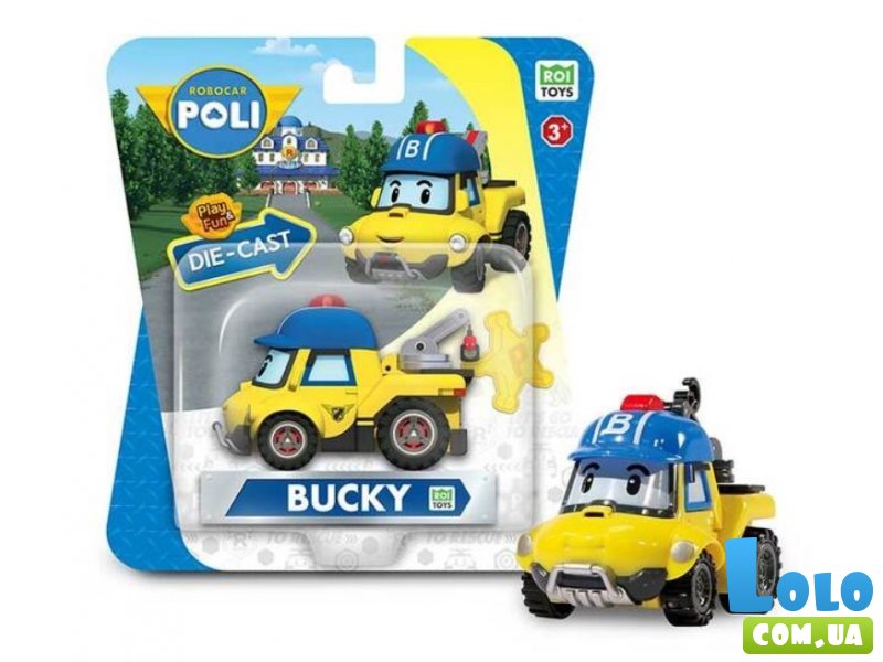 Металлическая фигурка Robocar Poli Бакки, Die Cast