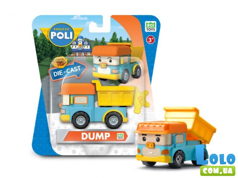 Металлическая фигурка Robocar Poli Дамп, Die Cast