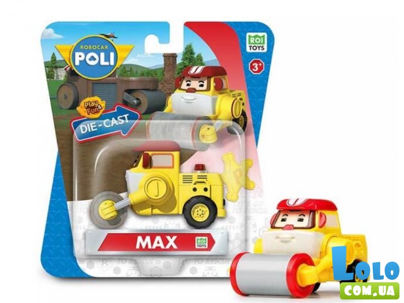 Металлическая фигурка Robocar Poli Макс, Die Cast