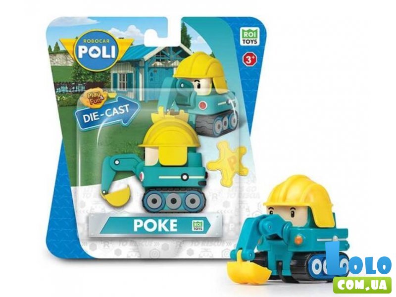 Металлическая фигурка Robocar Poli Поук, Die Cast