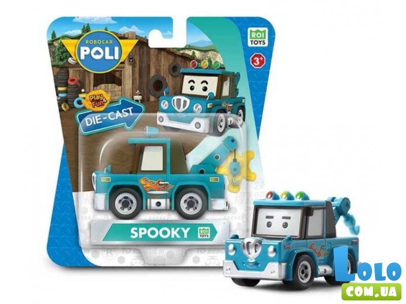 Металлическая фигурка Robocar Poli Спуки, Die Cast