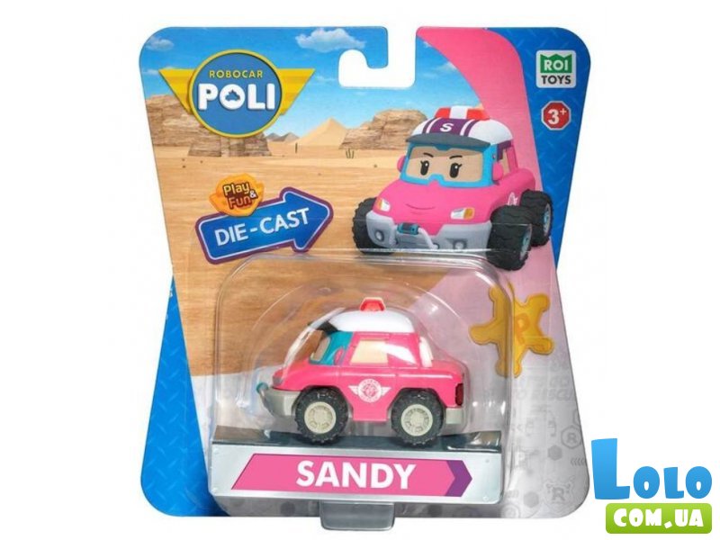 Металлическая фигурка Robocar Poli Сэнди, Die Cast