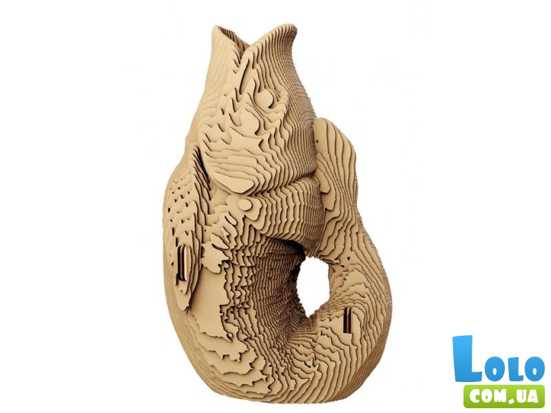 Картонный 3D пазл Ваза Рыба, Cartonic, 57 эл.