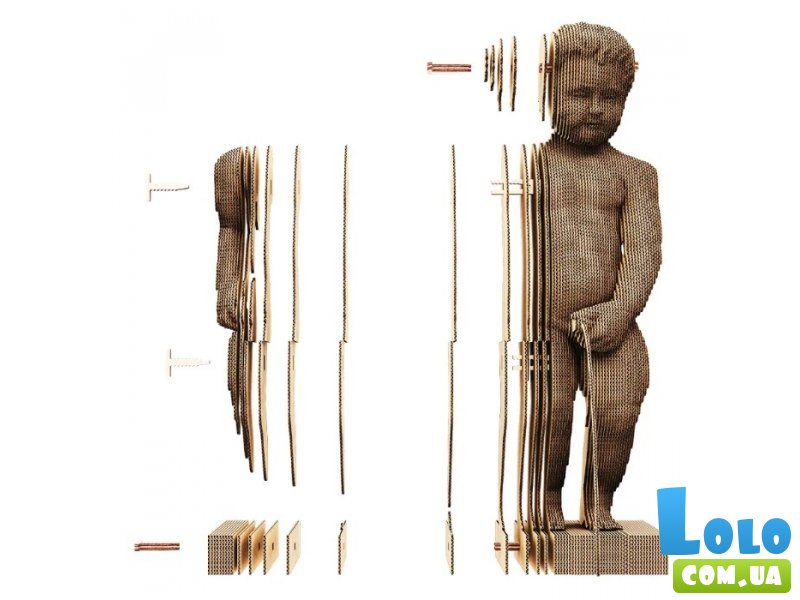 Картонный 3D пазл Писающий мальчик, Cartonic, 161 эл.