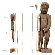 Картонный 3D пазл Писающий мальчик, Cartonic, 161 эл.