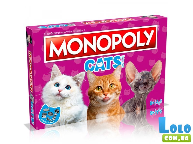 Настольная игра Monopoly: Cats, Winning Moves