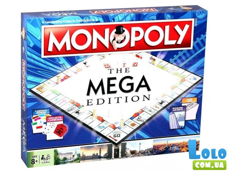 Настольная игра Монополия. The Mega Edition, Winning Moves