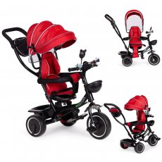 Трехколесный велосипед с поворотным сиденьем Comfort, Ecotoys (red)