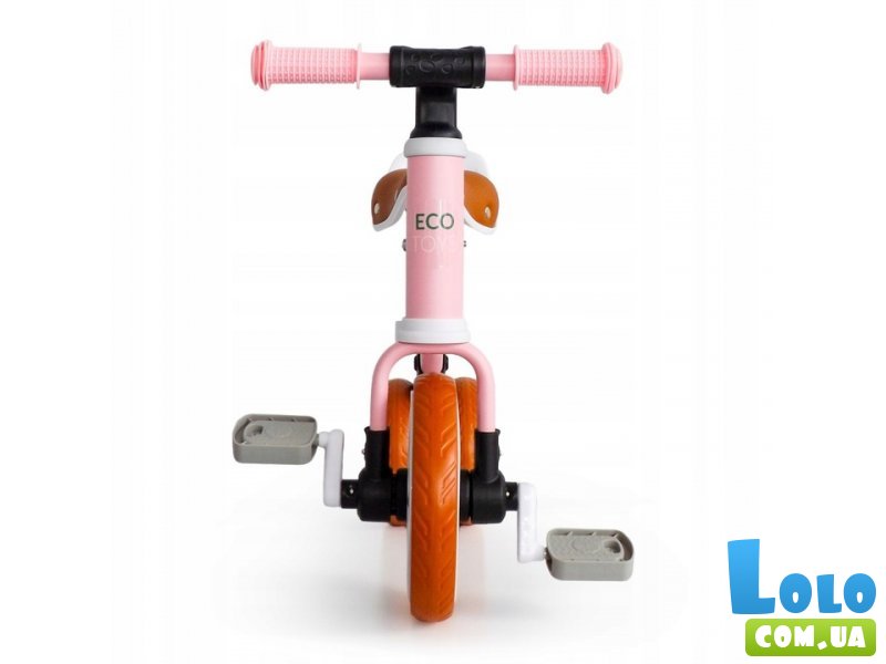 Беговел-велосипед 2 в 1 Energy, Ecotoys (pink)