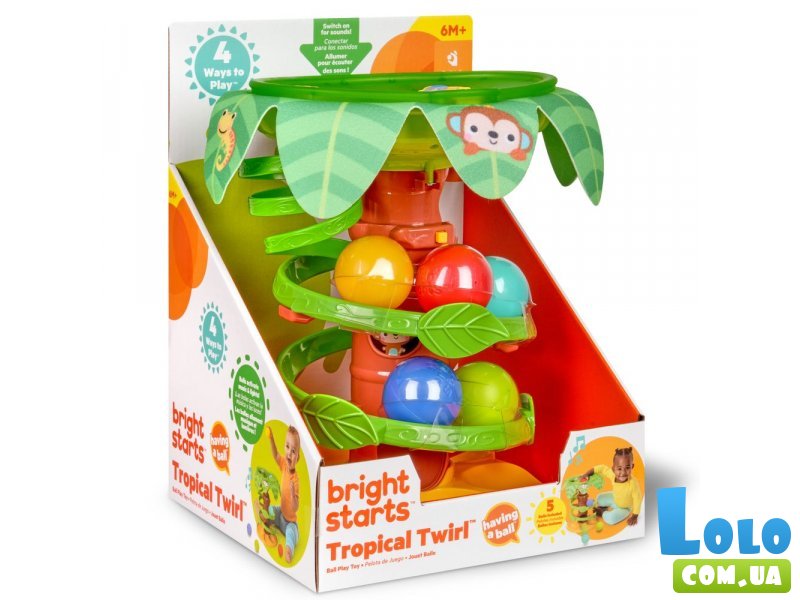 Музыкальная игрушка Tropical Twirl, Bright Starts