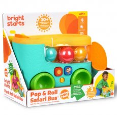 Музыкальная игрушка Pop & Roll Safari Bus, Bright Starts