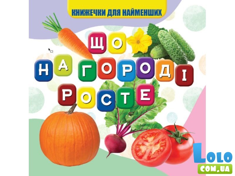 Книга для самых маленьких Что растет на огороде, Jumbi