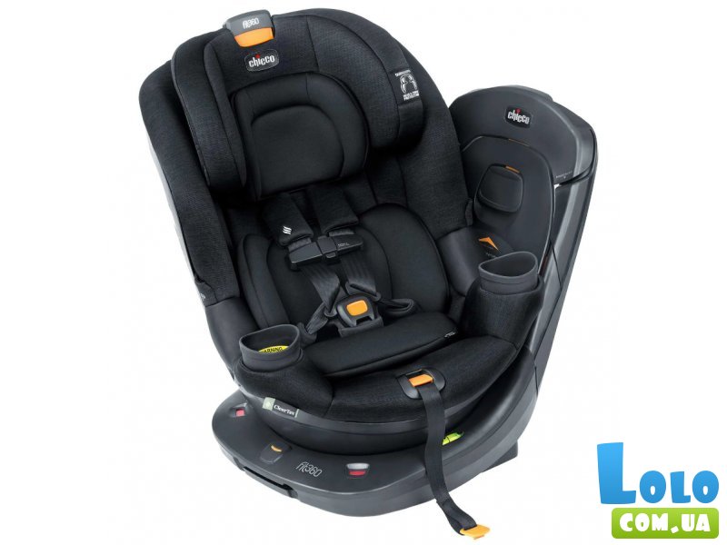 Автокресло Fit360 ClearTex, Chicco (черное)