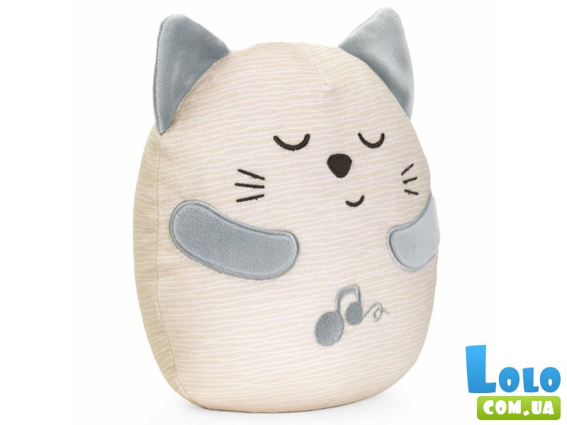 Мягкая музыкальная игрушка Муркотик с вибрацией, Chicco
