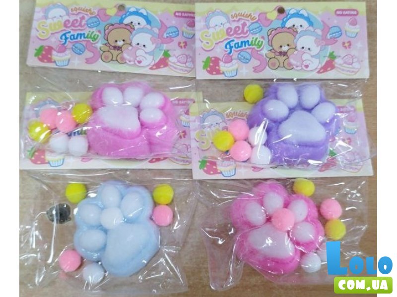 Игрушка-антистресс Таба лапка котика (в ассортименте)