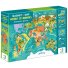 Пазл Карта мира Животные, DoDo, 36 эл.
