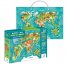Пазл Карта мира: Животные, DoDo, 36 эл.