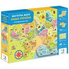 Пазл магнитный Карта Украины, DoDo, 30 эл.