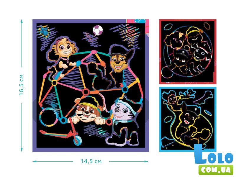 Набор гравюр Paw Patrol Игровые развлечения, DoDo