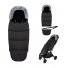 Зимний конверт Sleeping bag 2 в 1, MoMi (black)