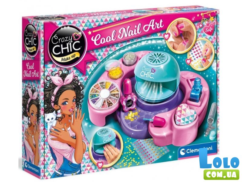 Детский набор для маникюра Cool Nail Art, Clementoni