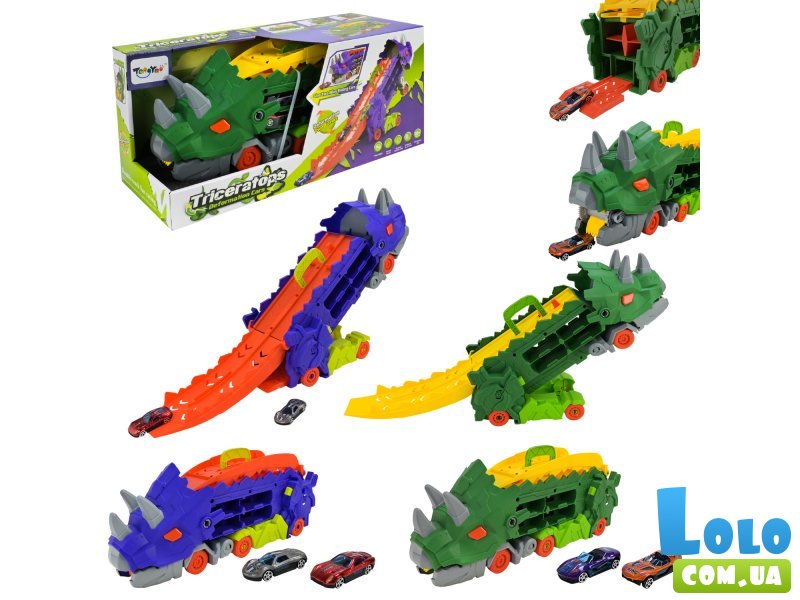 Трек с машинами Дино (в ассортименте)