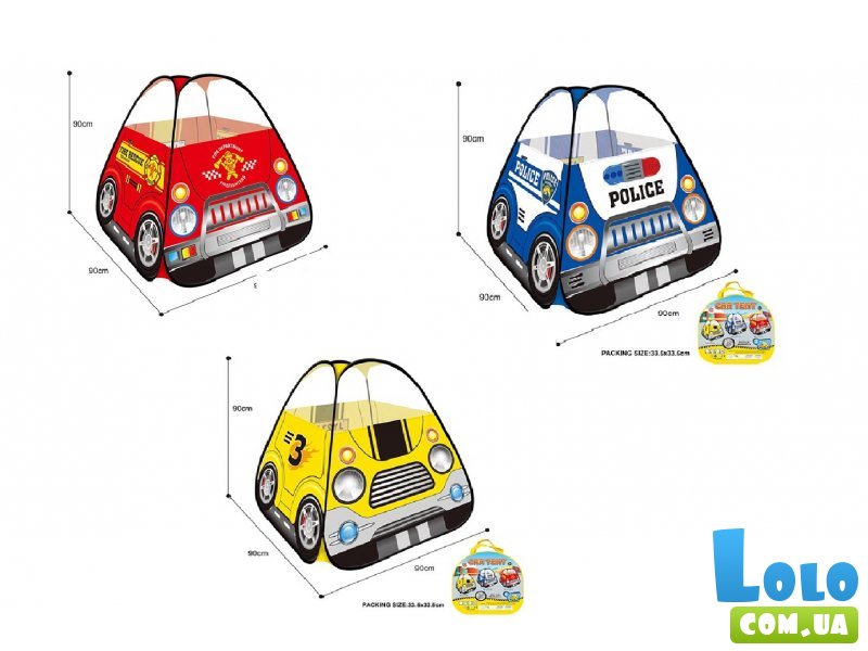 Палатка детская Машина (в ассортименте)