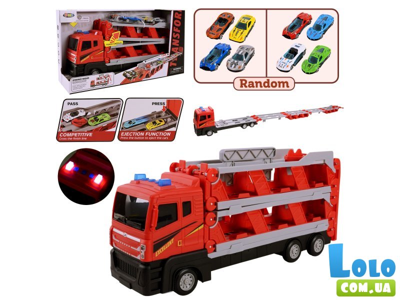 Трейлер с машинами