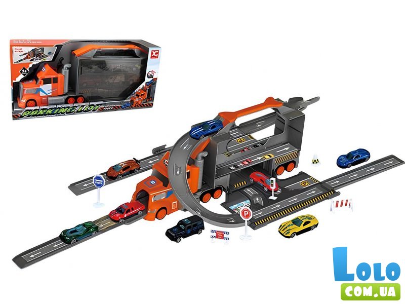 Паркинг с машинами