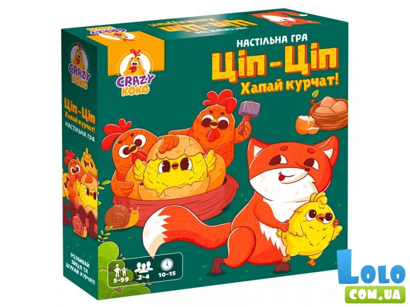Настольная игра Цип-Цип Хватай цыплят!, Vladi Toys (укр.)