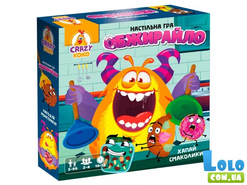 Настольная игра Обжирайло, Vladi Toys (укр.)