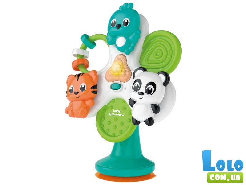 Игрушка на присоске Round & Round Animals, Clementoni