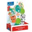 Игрушка на присоске Round & Round Animals, Clementoni