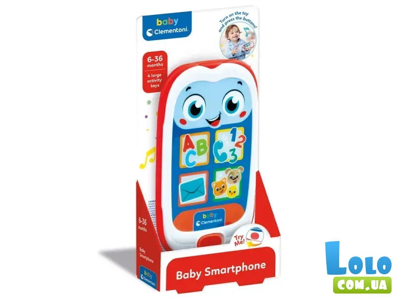 Музыкальная игрушка Baby Smartphone, Clementoni