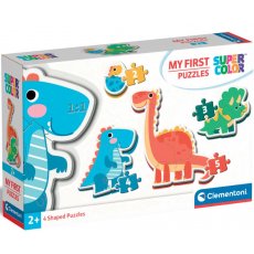 Пазл 4 в 1 Dinosaurs, Clementoni, 14 эл.