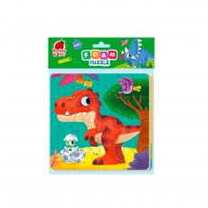 Пазлы мягкие 2 в 1 Dinozaurs, Vladi Toys, 25 эл.