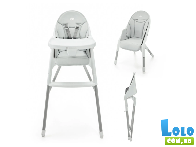 Стульчик для кормления Dinnly, Kinderkraft (Grey)