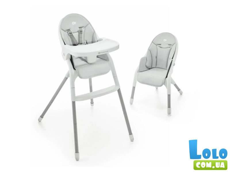 Стульчик для кормления Dinnly, Kinderkraft (Grey)