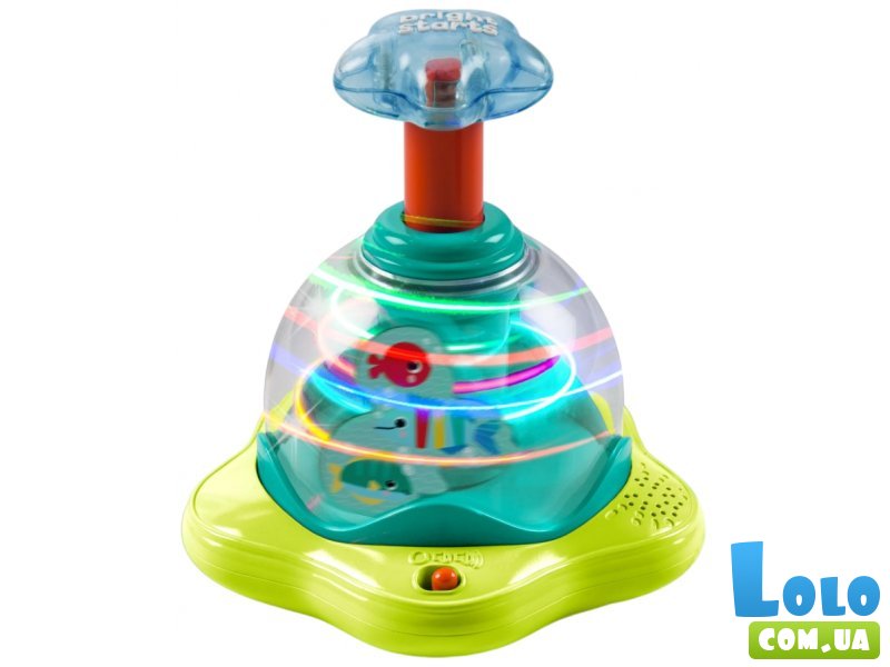 Юла музыкальная Press & Glow Spinner, Bright Starts
