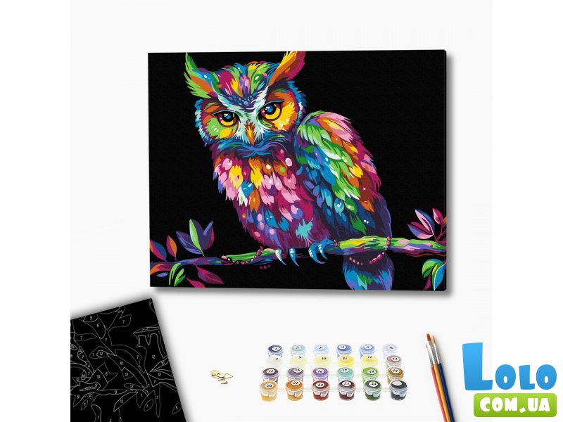 Картина по номерам Цветная мудрость, Brushme, 40х50 см