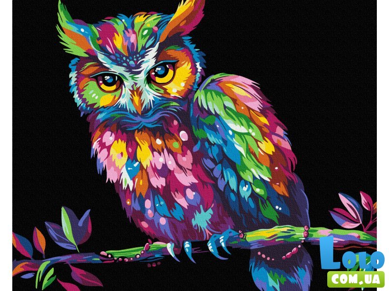 Картина по номерам Цветная мудрость, Brushme, 40х50 см