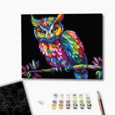 Картина по номерам Цветная мудрость, Brushme, 40х50 см